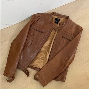 Arden B Women's Brown Leather Jacket